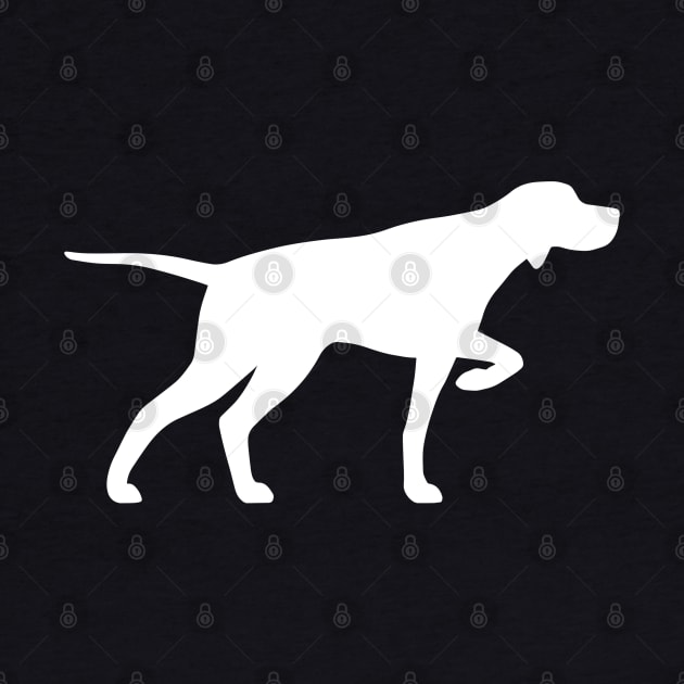 Pointer Dog Breed Silhouette by Coffee Squirrel